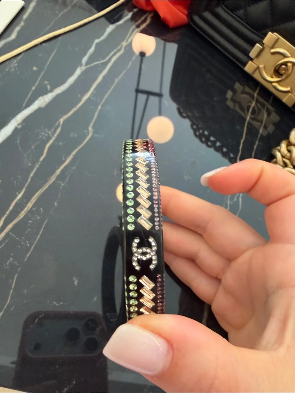 CHANEL stylish black